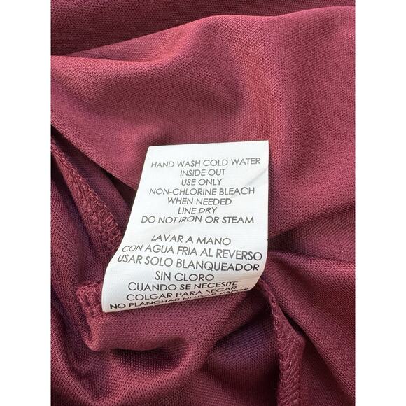 VTG Y2K Womens Lace Tulle Dress 3 Burgundy Black Whimsigoth Mall Goth Fairycore - Picture 12 of 14